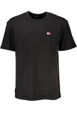 Tommy Hilfiger t-krekls vīriešiem DM0DM17995, melns cena un informācija | Vīriešu T-krekli | 220.lv