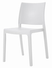 2 krēslu komplekts Leobert Klem, balts cena un informācija | Virtuves un ēdamistabas krēsli | 220.lv