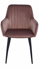 2 krēslu komplekts Leobert Solden, rozā/melns cena un informācija | Virtuves un ēdamistabas krēsli | 220.lv