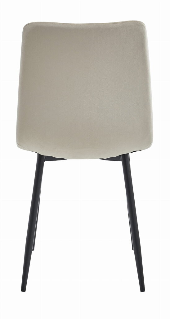 2 krēslu komplekts Leobert Turin, bēšs/melns cena un informācija | Virtuves un ēdamistabas krēsli | 220.lv