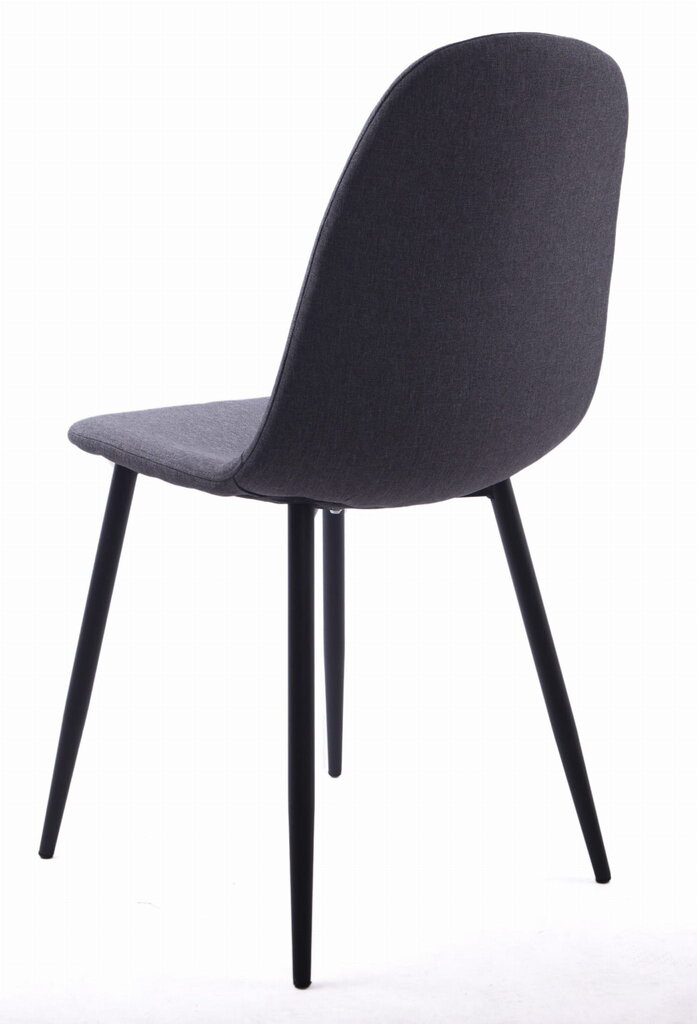 3 krēslu komplekts Leobert Dart, melns цена и информация | Virtuves un ēdamistabas krēsli | 220.lv