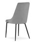 3 krēslu komplekts Leobert Imola, pelēks/melns cena un informācija | Virtuves un ēdamistabas krēsli | 220.lv