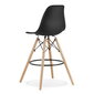 3 krēslu komplekts Leobert Lamal, melns/brūns cena un informācija | Virtuves un ēdamistabas krēsli | 220.lv
