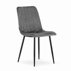 комплект из 3 стульев Leobert Lava, серый/черный цена и информация | Стулья для кухни и столовой | 220.lv
