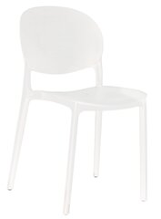 3 krēslu komplekts Leobert Rawa, balts cena un informācija | Virtuves un ēdamistabas krēsli | 220.lv