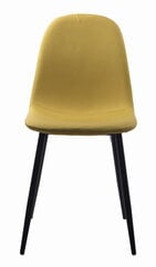 комплект из 4 стульев Leobert Dart, желтый/черный цена и информация | Стулья для кухни и столовой | 220.lv