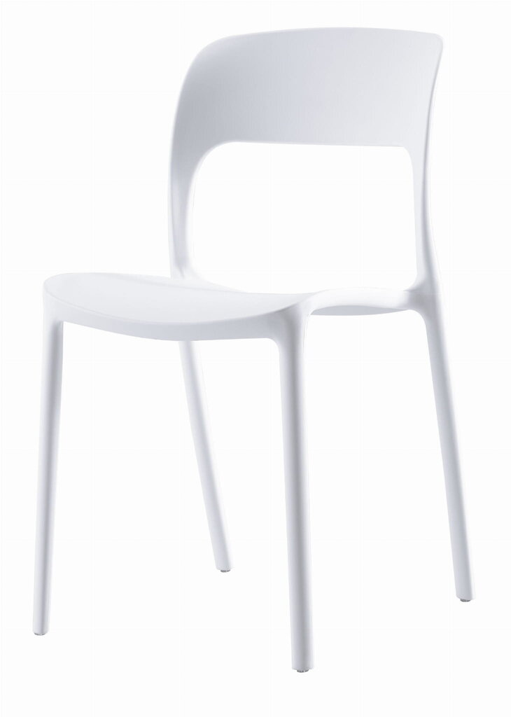 4 krēslu komplekts Leobert Ipos, balts cena un informācija | Virtuves un ēdamistabas krēsli | 220.lv
