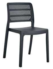 4 krēslu komplekts Leobert Pagi, melns цена и информация | Стулья для кухни и столовой | 220.lv
