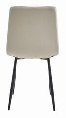 Krēsls Leobert Lava, bēšs/melns cena un informācija | Virtuves un ēdamistabas krēsli | 220.lv