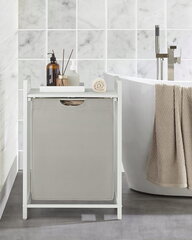 Тумба для ванной комнаты Leobert BLH101W01, серый/белый цена и информация | Аксессуары для ванной комнаты | 220.lv