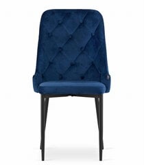 3 krēslu komplekts Leobert Capri, zils/melns cena un informācija | Virtuves un ēdamistabas krēsli | 220.lv
