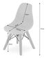 2 bērnu krēslu komplekts Leobert Zubi, brūns/pelēks cena un informācija | Bērnu krēsliņi un bērnu galdiņi | 220.lv