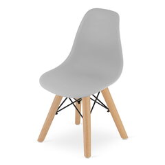 комплект из 2 детских стульев Leobert Zubi, коричневый/серый цена и информация | Детские столы и стулья | 220.lv
