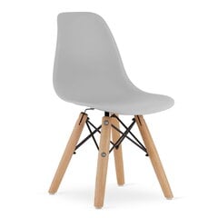 Детский стул Leobert Zubi, серый/коричневый цена и информация | Детские столы и стулья | 220.lv