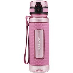 Питьевая бутылка Uzspace Tritan 520 мл без бисфенола, розовый цена и информация | Бутылки для воды | 220.lv