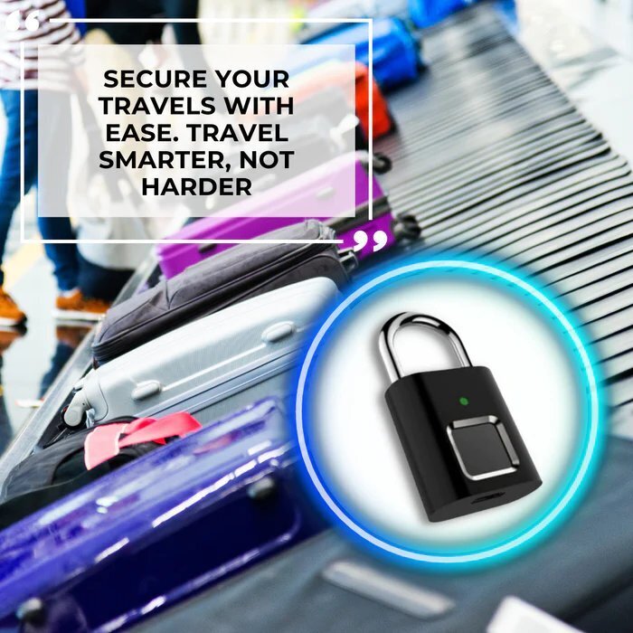 Smart biometriskā bagāžas slēdzene cena un informācija | Durvju slēdzenes | 220.lv