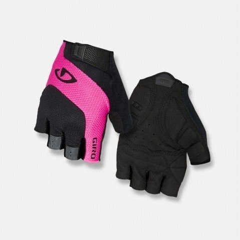 Riteņbraukšanas cimdi Giro, melni/rozā цена и информация | Velo apģērbs | 220.lv
