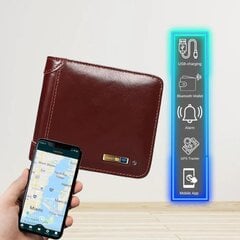 Смарт кошелёк с Bluetooth, красный цена и информация | Мужские кошельки | 220.lv