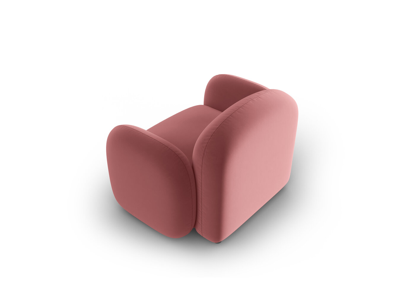 Krēsls Interieurs86 Laurent, rozā krāsā cena un informācija | Atpūtas krēsli | 220.lv