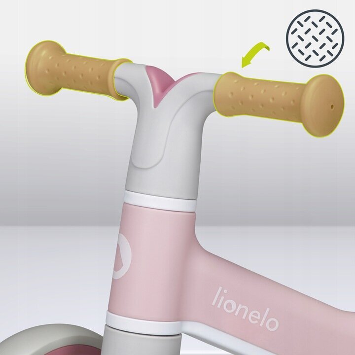 Līdzsvara velosipēds Lionelo Villy, rozā cena un informācija | Balansa velosipēdi | 220.lv