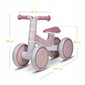 Līdzsvara velosipēds Lionelo Villy, rozā cena un informācija | Balansa velosipēdi | 220.lv
