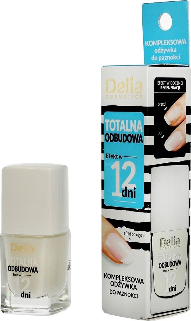 Nagu serums Delia Cosmetics Total Reconstruction, 11 ml cena un informācija | Nagu lakas, stiprinātāji | 220.lv