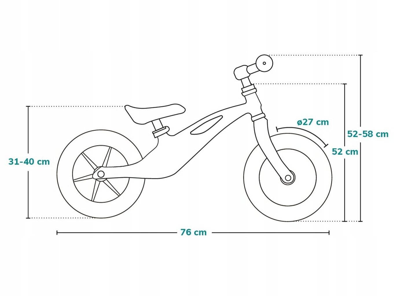 Līdzsvara velosipēds Lionelo Arie 12", rozā cena un informācija | Balansa velosipēdi | 220.lv