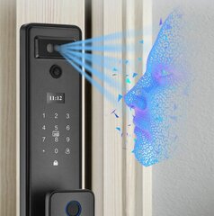 Gu Le Smart biometriskā durvju slēdzene ar kameru цена и информация | Принадлежности для систем безопасности | 220.lv