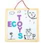 Magnētiskā mācību tāfele ar burtiem Ecotoys 3in1 цена и информация | Attīstošās rotaļlietas | 220.lv