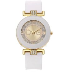 MacroFashion sieviešu rokas pulkstenis ar silikona siksniņu, balts цена и информация | Женские часы | 220.lv