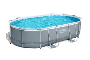 Baseins karkasa Bestway Frame Pool 56448, zila/pelēka, 10949 l цена и информация | Бассейны | 220.lv