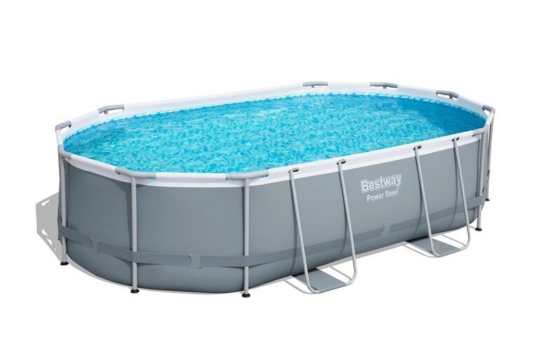 Baseins karkasa Bestway Frame Pool 56448, zila/pelēka, 10949 l cena un informācija | Baseini | 220.lv