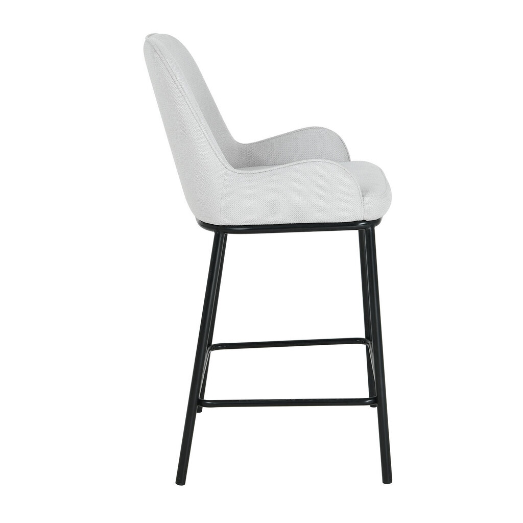 Bāra krēsls Home4You Darcy, balts/melns цена и информация | Virtuves un ēdamistabas krēsli | 220.lv