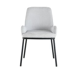 Krēsls Home4You Darcy, balts/melns kaina ir informacija | Virtuves un ēdamistabas krēsli | 220.lv