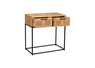 Konsoles galds Sit-Möbel Cane, brūns/melns cena un informācija | Konsoles galdiņi | 220.lv