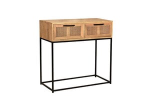 Konsoles galds Sit-Möbel Cane, brūns/melns cena un informācija | Konsoles galdiņi | 220.lv