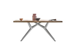 Обеденный стол Tables&amp;Co, коричневый цена и информация | Кухонные и обеденные столы | 220.lv