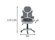 Spēļu krēsls Interlink Physis, pelēks/balts cena un informācija | Biroja krēsli | 220.lv