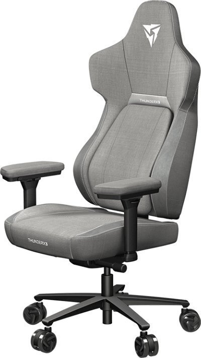 Spēļu krēsls ThunderX3, pelēks/melns cena un informācija | Biroja krēsli | 220.lv