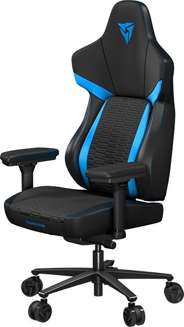 Spēļu krēsls ThunderX3, zils/melns cena un informācija | Biroja krēsli | 220.lv