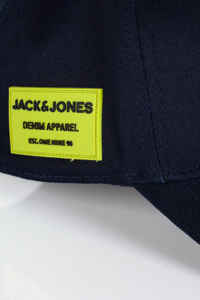 Cepure vīriešiem Jack & Jones 12249954NAVYBLAZER-OS cena un informācija | Vīriešu cepures, šalles, cimdi | 220.lv