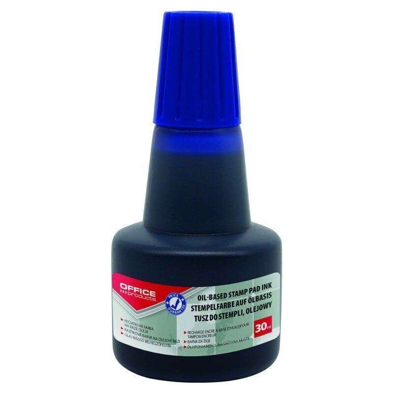 Tinte metāla zīmogiem Office Products, zila, 30 ml цена и информация | Rakstāmpiederumi | 220.lv