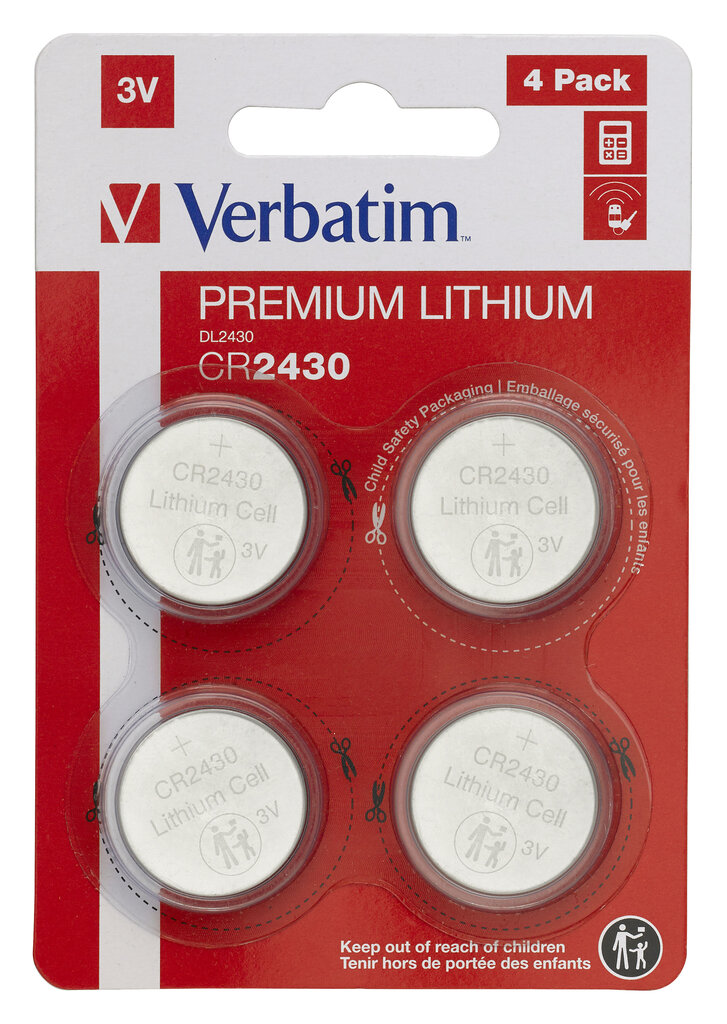 Verbatim baterijas 49534, 4 gab. цена и информация | Baterijas | 220.lv