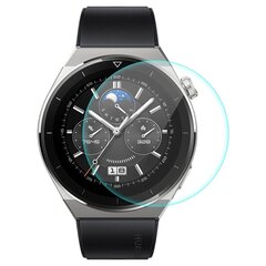 „Enkay“ Tempered Glass ekrāna aizsargstikls 0.2 mm - dzidrs (Huawei Watch GT 3 Pro 46mm) cena un informācija | Viedpulksteņu un viedo aproču aksesuāri | 220.lv