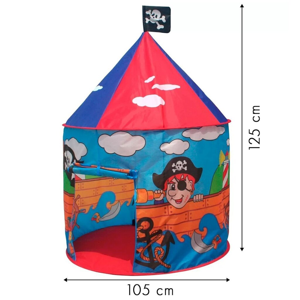 Telts bērniem iPlay, dažādu krāsu cena un informācija | Bērnu rotaļu laukumi, mājiņas | 220.lv