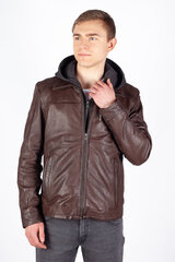 Мужская кожаная куртка Deercraft 37010117BROWN, коричневый цена и информация | Мужские куртки | 220.lv
