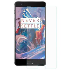 „Enkay“ Tempered Glass (частичное покрытие) защитное стекло экрана 0,26 мм - прозрачный (OnePlus 3) цена и информация | Защитные пленки для телефонов | 220.lv