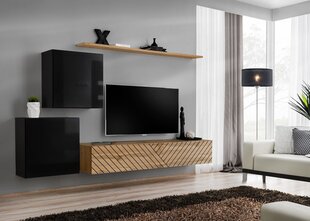 Секция ASM Выключатель V L, черный/коричневый цена и информация | ASM Мебель и домашний интерьер | 220.lv
