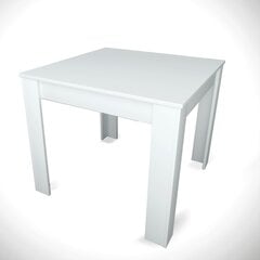 Обеденный стол Asir Single 90, белый цена и информация | Кухонные и обеденные столы | 220.lv