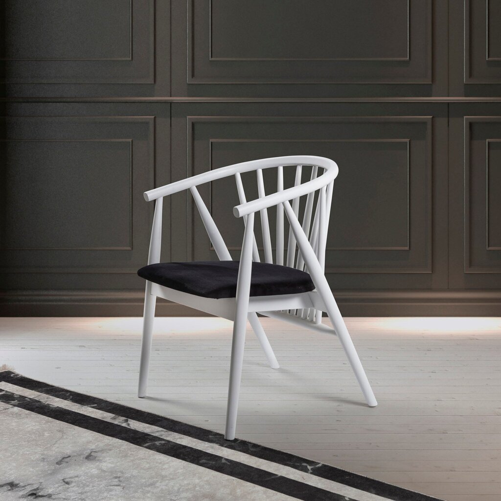 Ēdamistabas krēsls Kalune Design Albero 50, balts cena un informācija | Virtuves un ēdamistabas krēsli | 220.lv